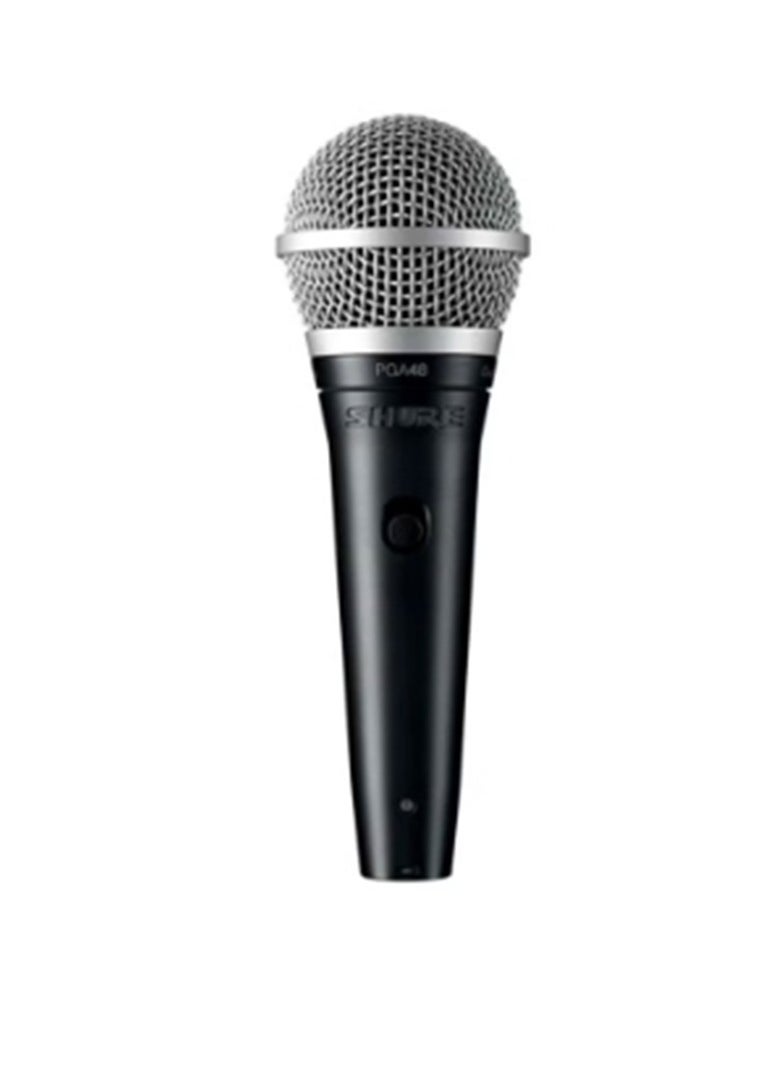 Shure Cardioid Dynamic Vocal Microphone PGA48-XLR-E Black  - Image 1