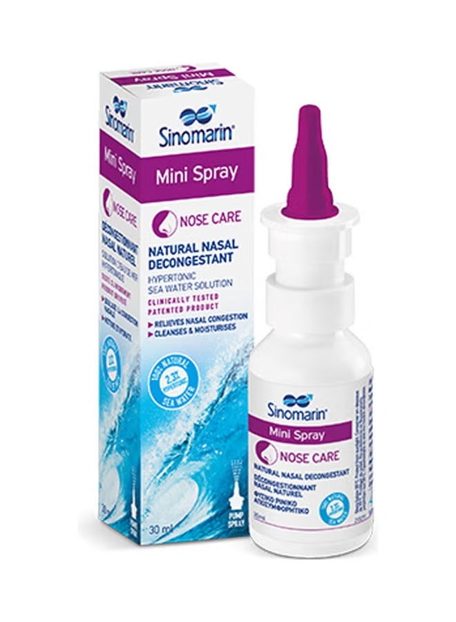 Mini 30ml Nasal Decongestant Spray – Cold, Allergy & Sinus Block Relief