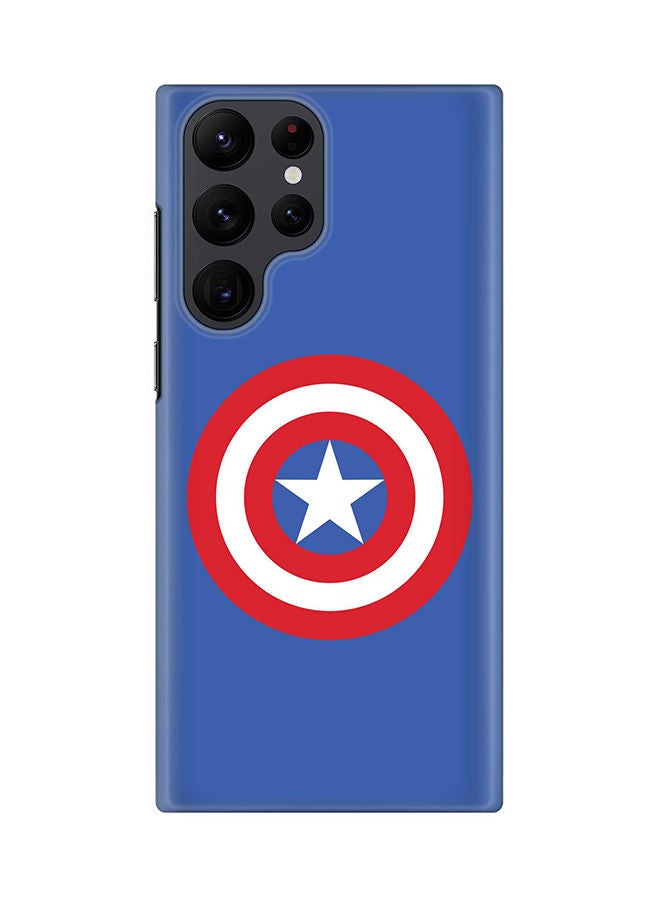 ستايلايزد جراب لهاتف جالاكسي S22 ألترا  5G رفيع سناب كلاسيك سيريز شيلد بطباعة نهائية غير لامعة - الدرع - Image 1