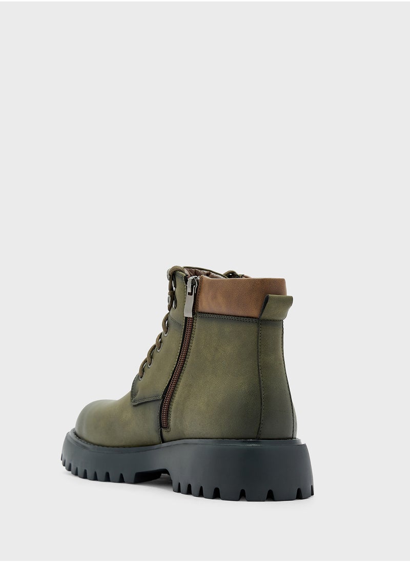 Robert Wood Chunky Boots  - Image 3