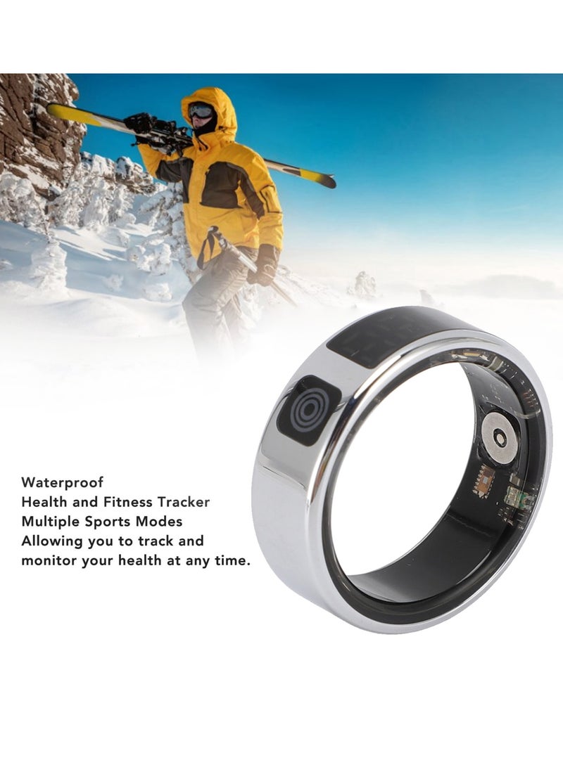 Smart Ring Multifunctional Touch Screen IP68 Water Proof Wearable Fitness Ring for Cycling #9 (Inner Diameter 18mm / 0.71in) - Image 5