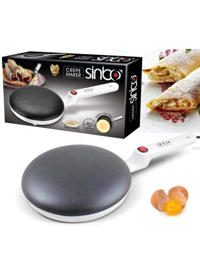 Sinbo - Electric Crepe Maker With Auto Power Off, Portable Crepe Maker & Non-Stick - Image 1