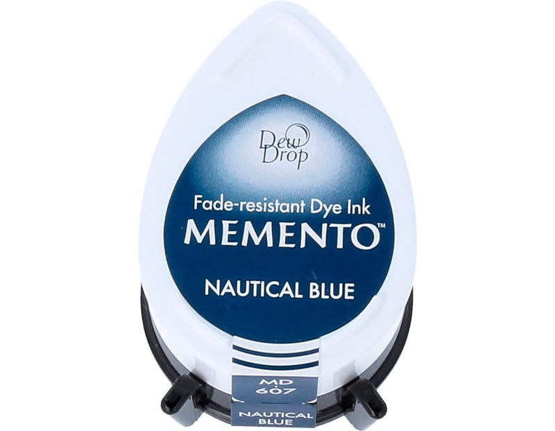 Memento Dew Drop Ink Pads Tsukineko Dew Drop Pad Nautical Blue