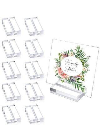 10 Pieces Place Card Holders Table Number Stands Card Display Stand Suitable for Table Wedding Photos Menu and Meeting - pzsku/Z1422CFAB06BDDA4ACAB9Z/45/_/1701337257/a207c68e-a87d-4a6c-b222-371b6728ba40