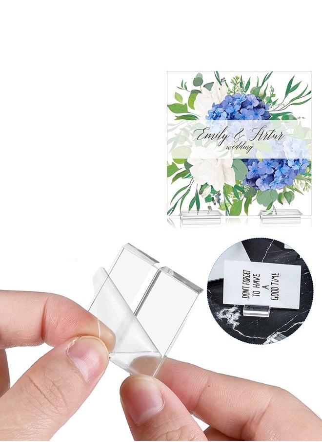 Generic - 10 Pieces Place Card Holders Table Number Stands Card Display Stand Suitable for Table Wedding Photos Menu and Meeting - Image 1