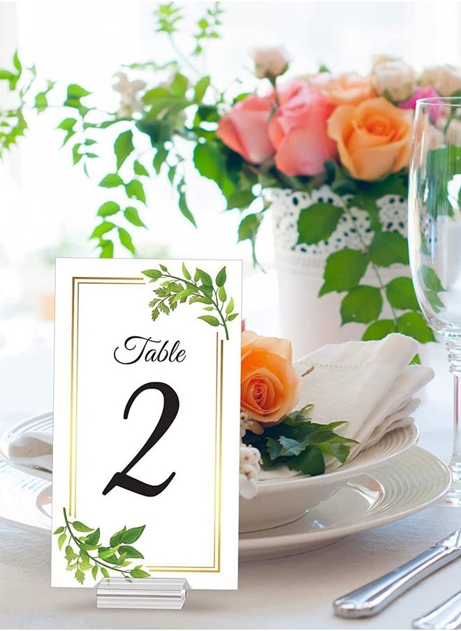 Generic - 10 Pieces Place Card Holders Table Number Stands Card Display Stand Suitable for Table Wedding Photos Menu and Meeting - Image 1