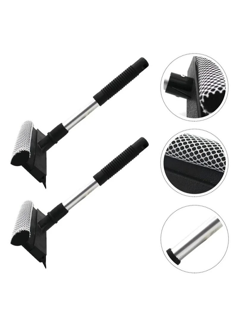 MIXDE - Window Scraper Cleaning Tool 2-Piece Double Sided Glass Wipers - Image 1