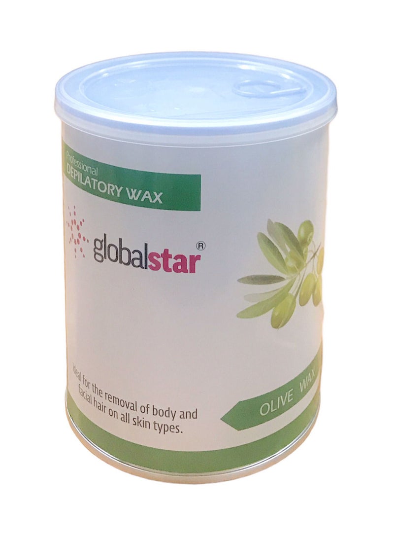 جلوبال ستار Globalstar Professional Depilatory Wax Can Olive 800ml - Image 1