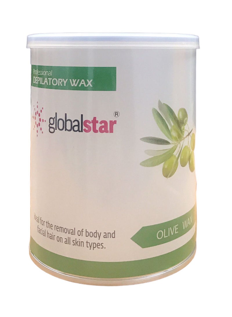 جلوبال ستار Globalstar Professional Depilatory Wax Can Olive 800ml - Image 2