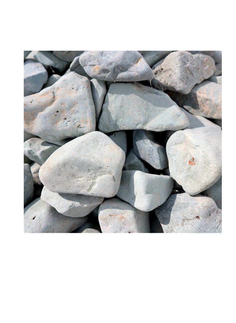 KNP Green River stone Natural Garden Material 3-5 cm 10 kg - Image 1