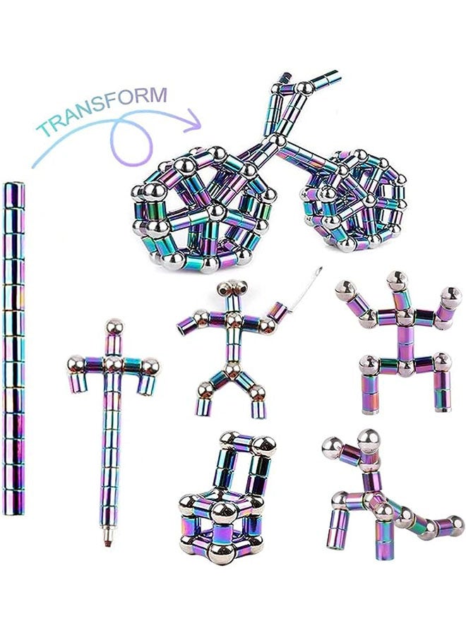 Generic Magnetic Pen with 13 Rings,Magnet Pen for Creative Writing,Intellectual Learning and Stress Reduction,Ideal Magnetic Fidget Toy and Fidget Magnets Gifts for Family or Friends  - Image 5