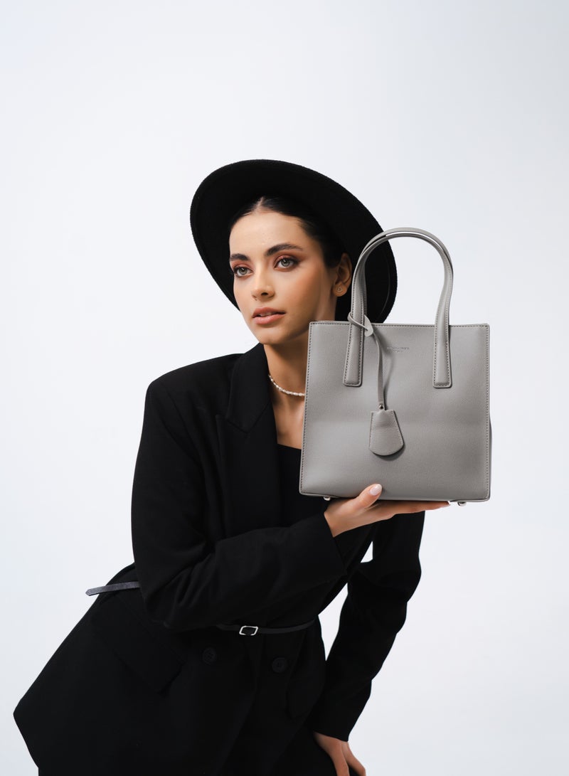 David jones- Leather formal Handbag Model cm7132- Women's Tote bag to complete look- The all outfit matched bag in model cm7132 - Image 4