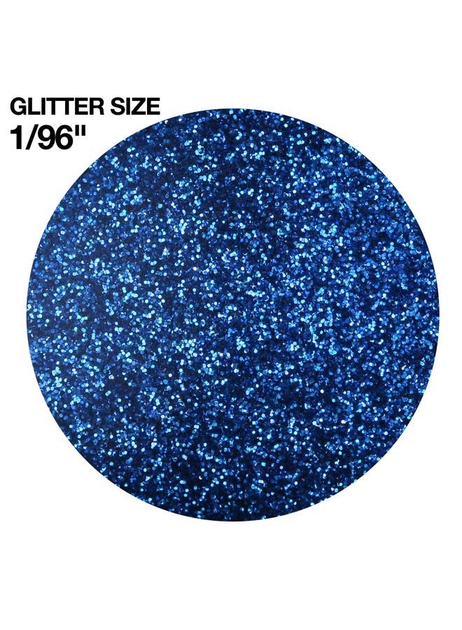 Torc Royal Blue Fine Glitter 4 oz Glitter Powder for Tumblers Resin Crafts Slime Cosmetic Nail Painting Festival Decoration - Image 2