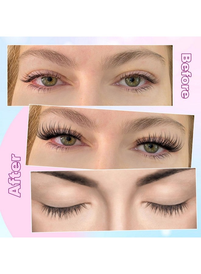 zanlufly Sters Natural Eyelash Clusters D Curl Cluster Lashes Zanlufly Wispy Individual Lashes Cluster Eyelash Extension 10 12 14Mm Diy Lash Extension - Image 3