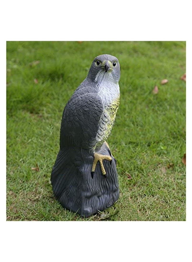 SYOSI Bird Scarecrow Fake Horned Hawk Decoy, Bird Repellent Garden Protectors, Natural Enemy Pest Deterrent Scarecrow, Garden Statue Cat and Bird Repeller Outdoor Garden Pond Decoration - Image 5
