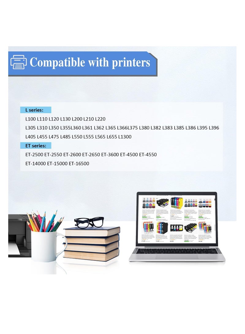 Ink Set 664 for Epson Printer for EcoTank Printer L210 L220 L300 L355 L365 L555 L1300  - Image 5