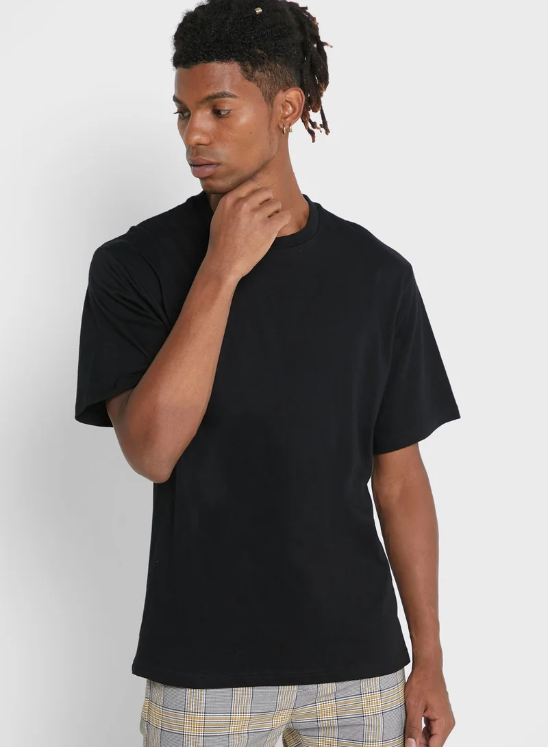 Seventy Five Oversized Essential Crew Neck T-Shirt
