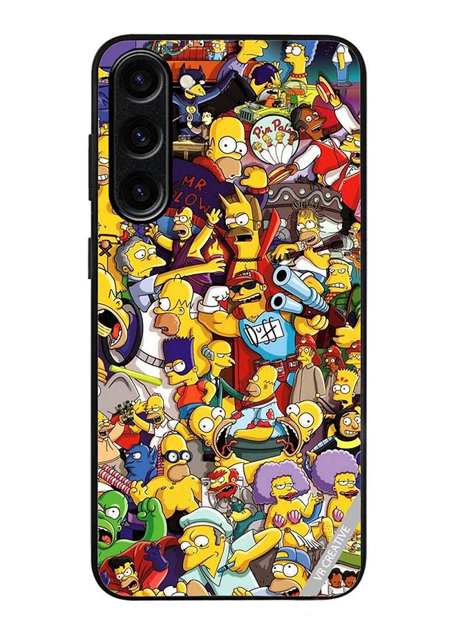VR CREATIVE Protective Case Cover For Samsung Galaxy S23 Plus Simpsons Design Multicolour - Image 1