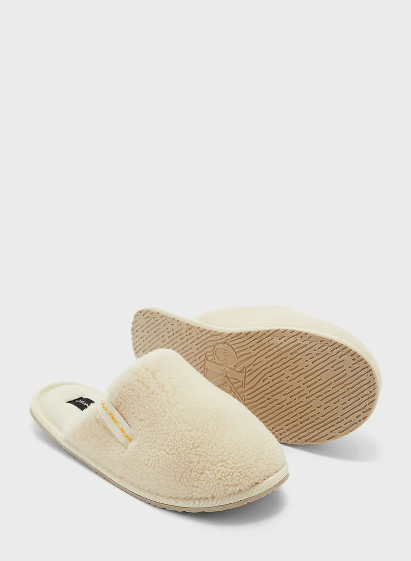Calvin Klein Jeans Sherpa Bedroom Slippers