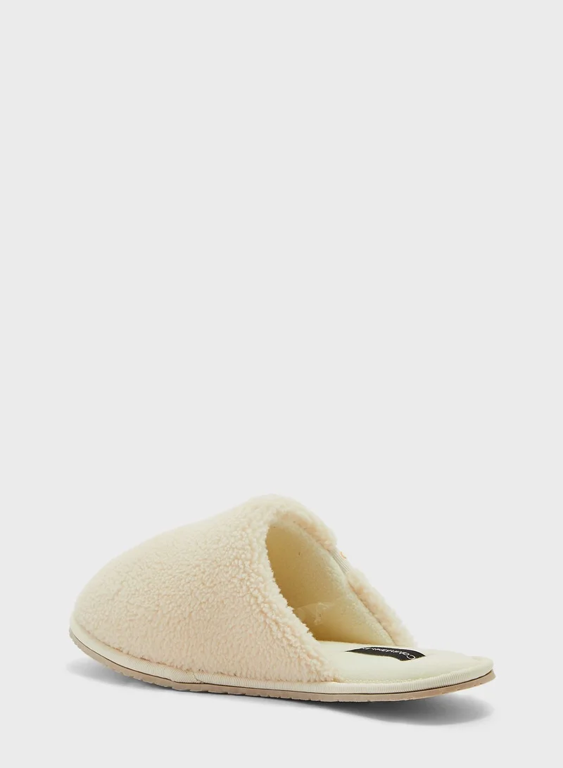 Calvin Klein Jeans Sherpa Bedroom Slippers