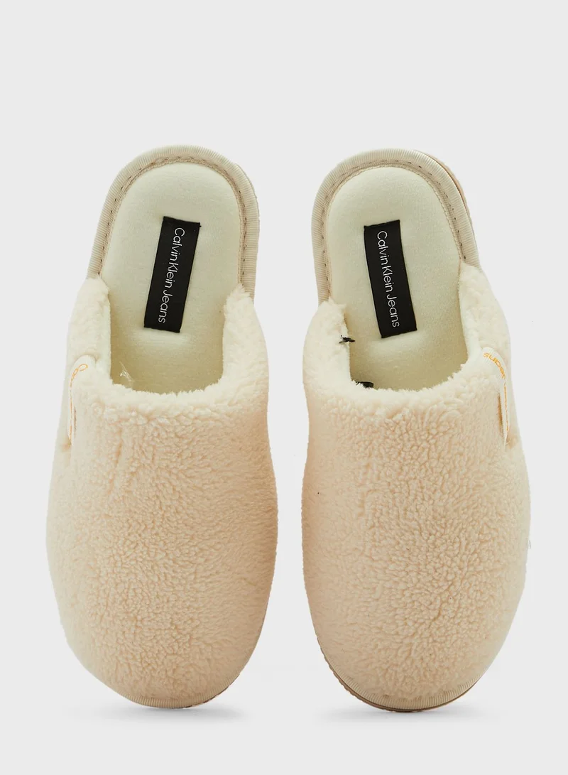 Calvin Klein Jeans Sherpa Bedroom Slippers