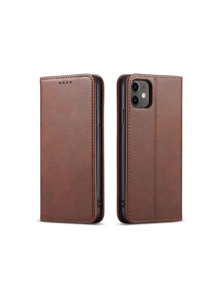 Loquat Suitable For IPhone Magnetic Attraction Flip Cover Protective Sleeve - Image 1