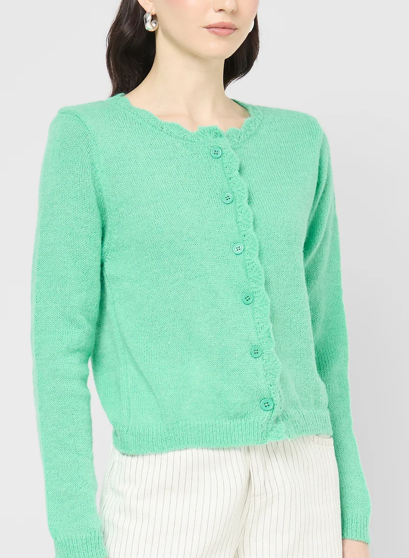 Ginger Knitted Button Down Cardigan