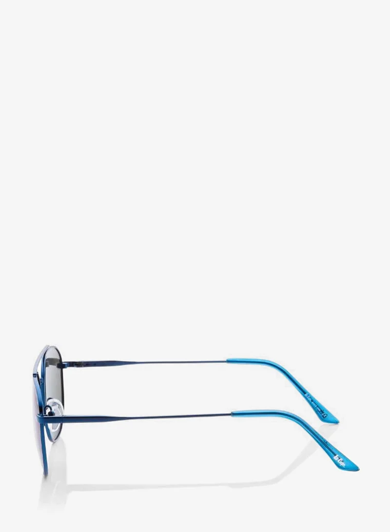 Lee Cooper  Polarized Sunglasses Matte Dark Blue Frame Blue Mirror Mirror Lens 54mm  - LC1204C03  | Best Price UAE