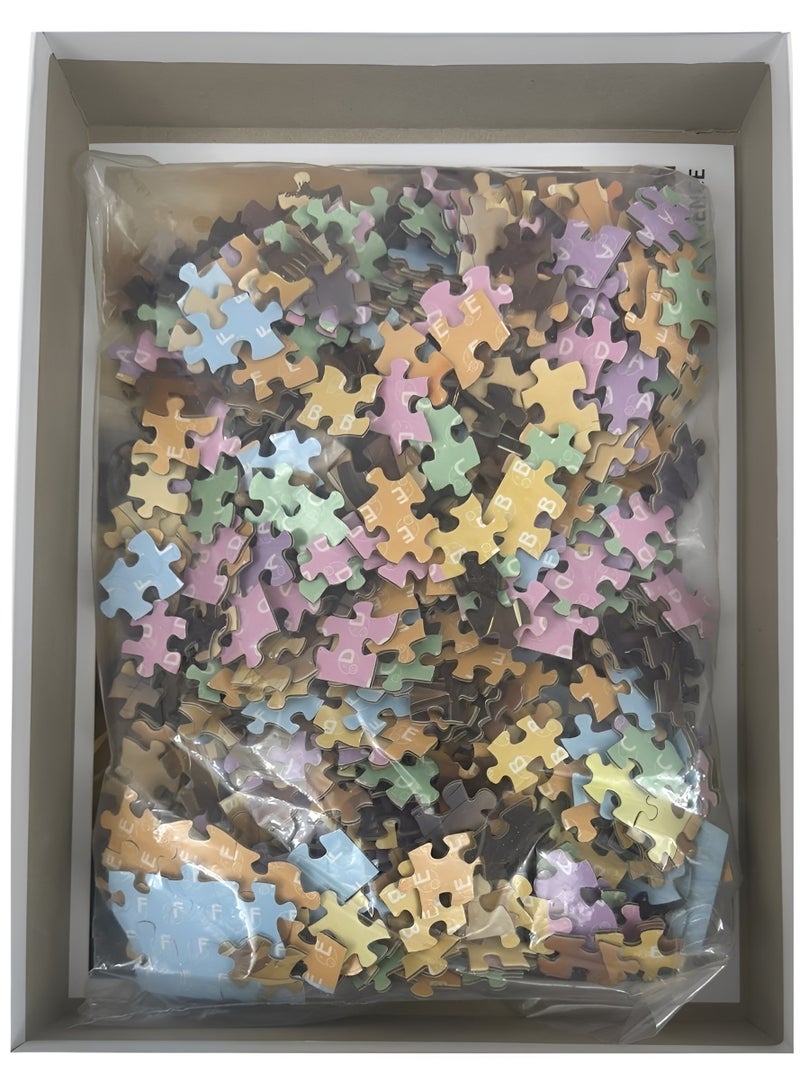 DECOR SOUQ 500 Piece Jigsaw Puzzle for Adults & Teens – Space Astronaut Playing Guitar Design – 50x36cm Premium Quality Cardboard Puzzle – Brain Teaser Art Puzzle for Home, Travel and Gifts – Stress Relief & Fun Indoor Game – Colorful Galaxy Landscape Scene – Unique Educational Puzzle Toy for Focus & Patience – Ideal Birthday Gift for Men, Women, Boys & Girls – Artistic Decorative Puzzle for Framing – High Precision Cut Pieces – Mindfulness Activity – Limited Stock  - Image 3