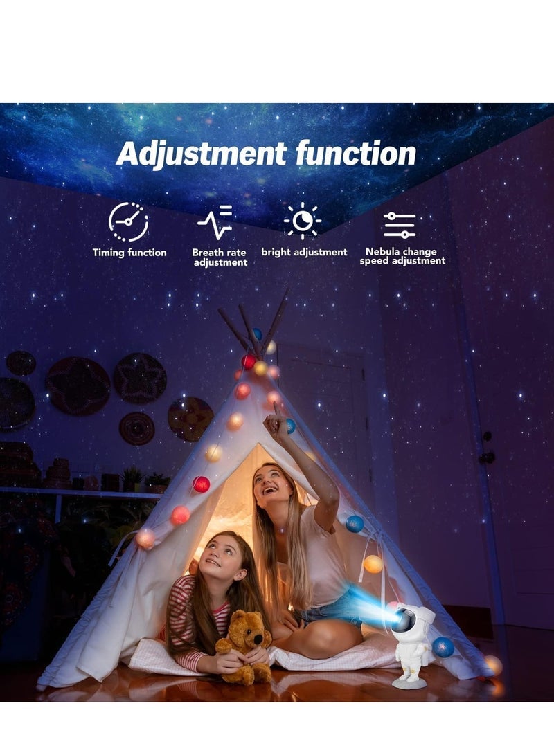 Gulf Trend Star Projector Night Lights,Kids Room Decor Aesthetic,Astronaut Nebula Galaxy Projector Night Light,Remote Control Timing and 360°Rotation Magnetic Head,Lights for Bedroom,Gaming Room Decor - Image 3