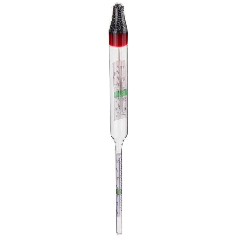 Kichvoe Portable Salinity Hydrometer Kit with 100ml Plastic Graduated Cylinder, Saltwater Gravimeter for Aquarium and Fish Tank Water Testing, Sea Water Quality Tester for Aquaculture - Image 1