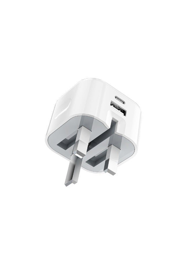 Portable Folding charger Quick Charge PD 20W Type-C+USB Ports