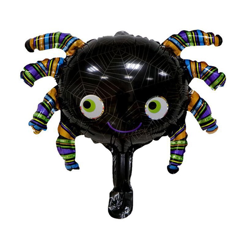 Halloween Balloon Decorations Set Halloween Party Supplies Happy Halloween Banner Pumpkin Spider Pattern Foil Latex Balloons for Kids Halloween Theme Party Background Classroom Decorations - Image 3