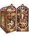 Quanquer DIY Book Nook KitDIY Dollhouse Booknook with LED Light  3D Wooden Puzzle Miniature House Kits  Creative DIY Crafts for Adults  Bookshelf Insert Decor  Gifts Friends FestivalMuseum - Image 4