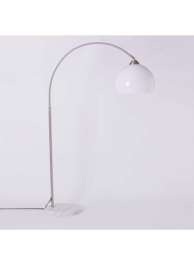 Stylish And Durable Modern Designed Omega Arc Floor Lamp 40 W Chrome 210cm - Image 2