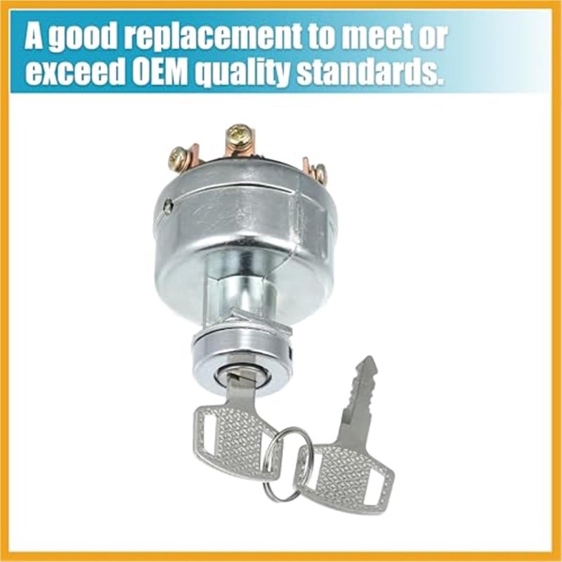 DEMULAX Ignition Switch with Keys for Tractors - Image 5