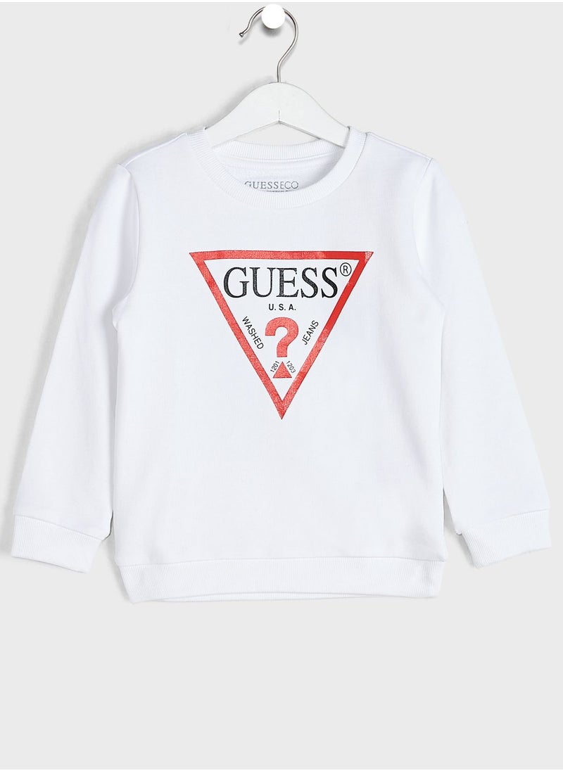 GUESS - Kids Logo Sweatshirt - Image 1