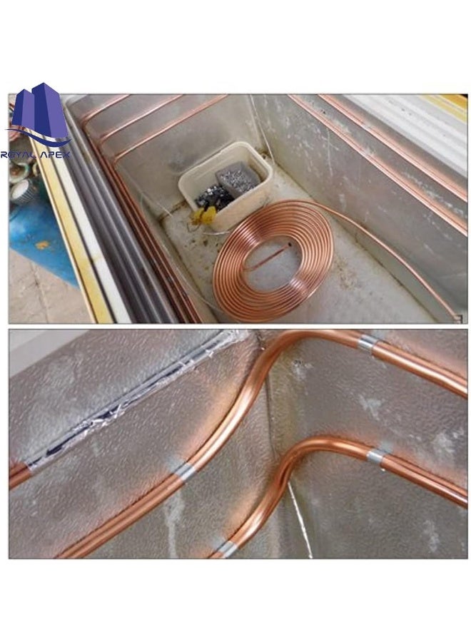 Royal Apex Thermo Soft Copper Coil Refrigeration -Hvac Tubing Pancake Coiled Soft Pipe Made In Korea 1/4 Inch X 15 Meter - Image 3