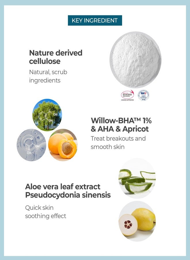 BE THE SKIN BHA+ Pore Zero 30 Second Exfoliator - Pore Erasing Face Peeling Gel with Salicylic Acid, Aloe Vera - Removes Dead Skin & Sebum - Glass Clear Skin, Korean Skincare, 3.38oz. - Image 3
