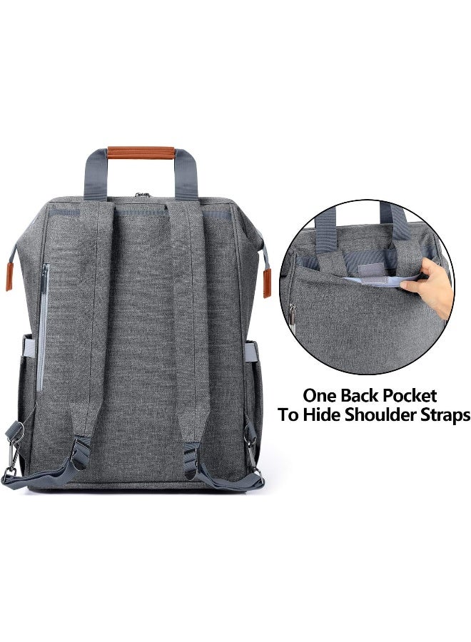 LUXJA Breast Pump Bag with Compartments for Cooler Bag and Laptop - Image 4