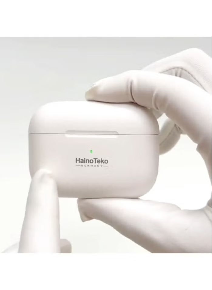 Haino Teko "Air 25 True Wireless Bluetooth Earphones with Bass-Rich Sound and Super Clear Microphone – Premium Audio Experience, Seamless Connectivity with iPhones and iPads, Comfortable Fit, Perfect for Music, Calls, and More" - Image 4