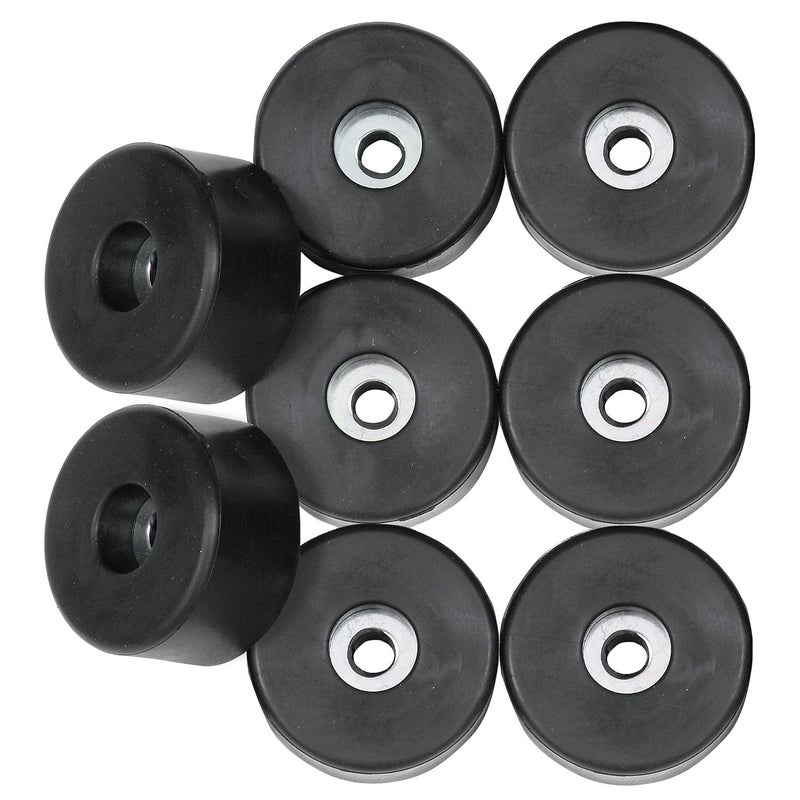 Reliable Hardware Company RH-1606-8-A Rubber Foot, Black