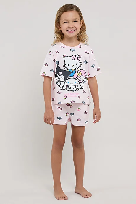 أر أند بي Hello Kitty Shorty Pyjama Set