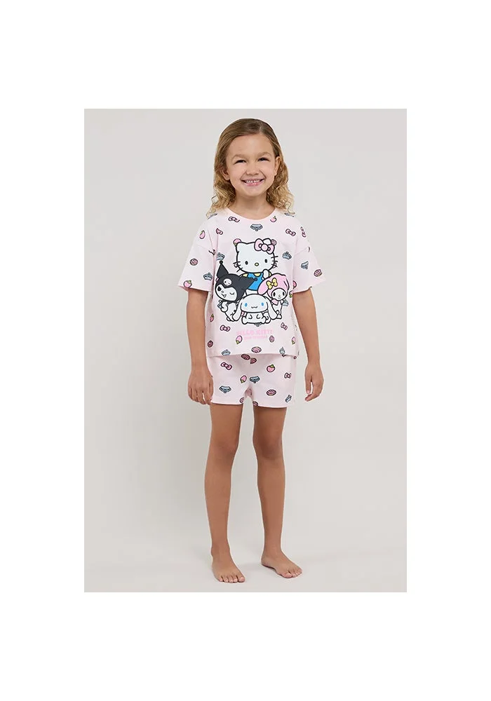 R&b Hello Kitty Shorty Pyjama Set