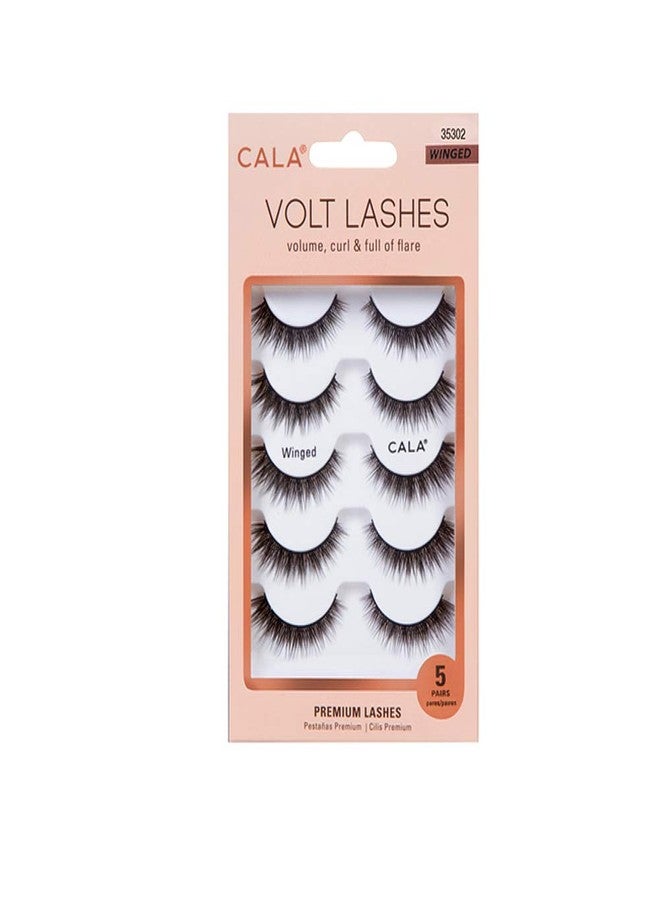 CALA Light So Shine Volt Lashes volume, curl & full of flare 5 pairs (Winged) - Image 1