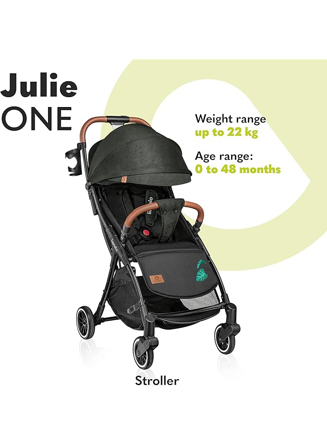 lionelo Julie One Stroller Tropical Green - Image 2