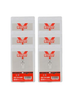 PARTNER Plastic ID Card Holder Water Proof Anti-Fold Plastic ID Card Holder Potrait (88x127mm)  - Image 2