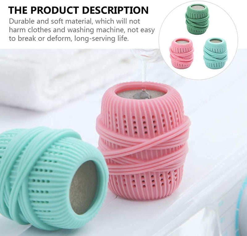 Primetan Washing Ball for Washing Machine EcoFriendly Laundry Balls for Washer Reusable Laundry Cleaning Ball Multicolour - Image 4