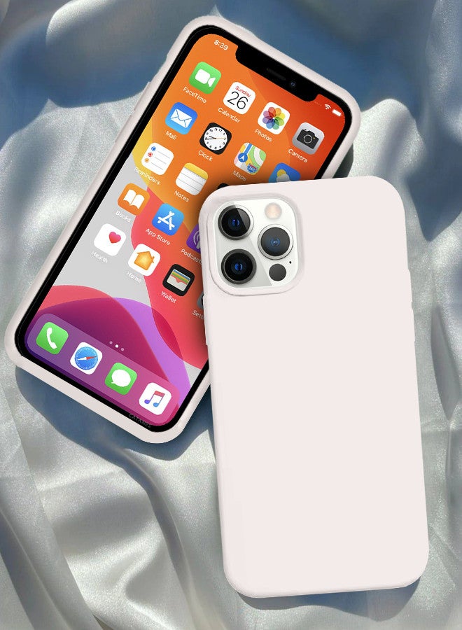 CATANES [for iPhone 12 Pro Max] 5 Pack Silicone Case ,2 3D Screen Protectors and 2 Camera Lens Protectors Shockproof Protective Case Anti Scratch Smooth Case Cover/White - Image 3