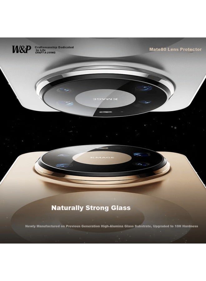 WP W&p 99% Dual Ar Coating | Two-pack Premium Rear Camera Lens Protector Film For Huawei Mate80 Pro/80, High-definition Auto-alignment Easy-apply Protective Film Wp - Image 4